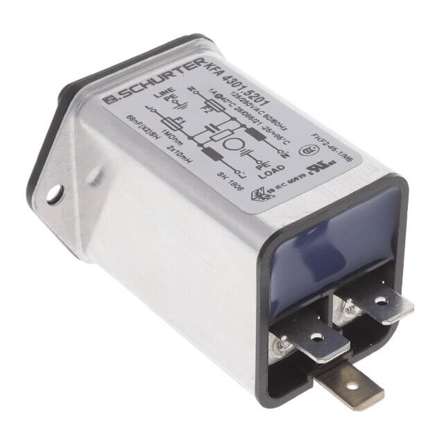 4301.5201 SCHURTER Inc.  Modules d'entrée d'alimentation (PEM)